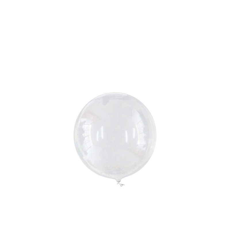 Balão Bubble 10" Transparente com 50 unidades Art Lille