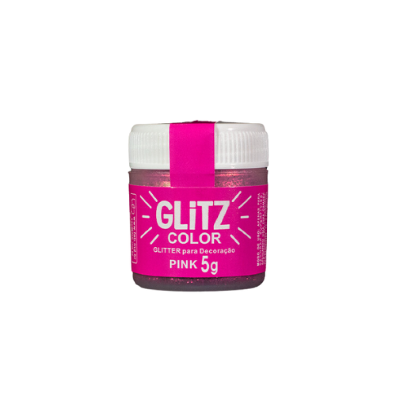 Glitter para Decoração Glitz Pink 5g Fab