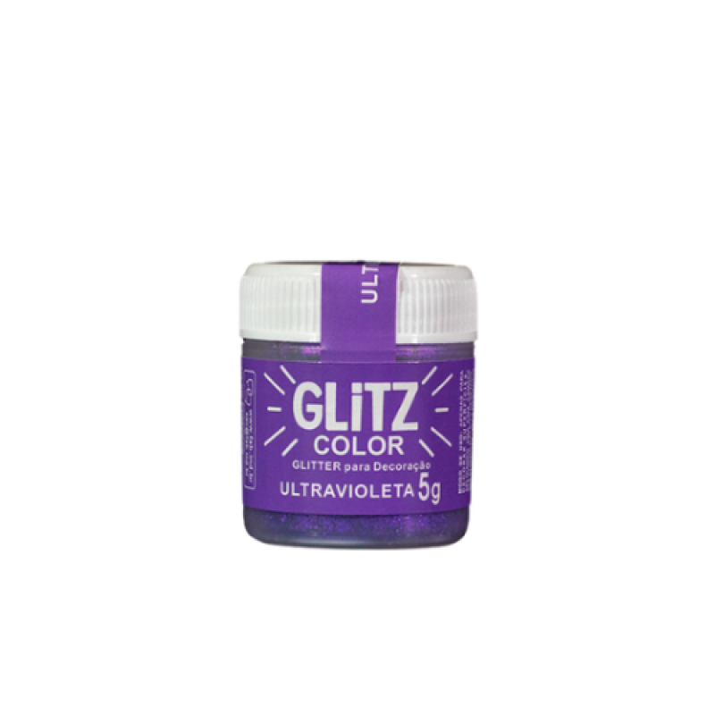 Glitter para Decoração Glitz Ultravioleta 5g Fab