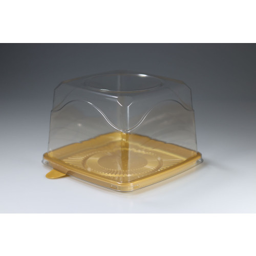 Embalagem para Torta G-32Q Quadratta Torta Pequena Dourada Galvanotek Un.