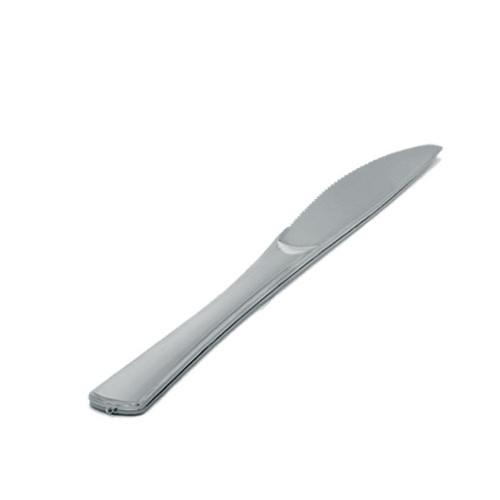 Faca Refeição Linha Premium com 10 unidades Silver Festas