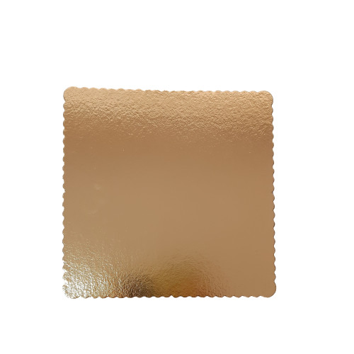 Cakeboard Quadrado Ouro 32cm x 32cm Ultrafest Un