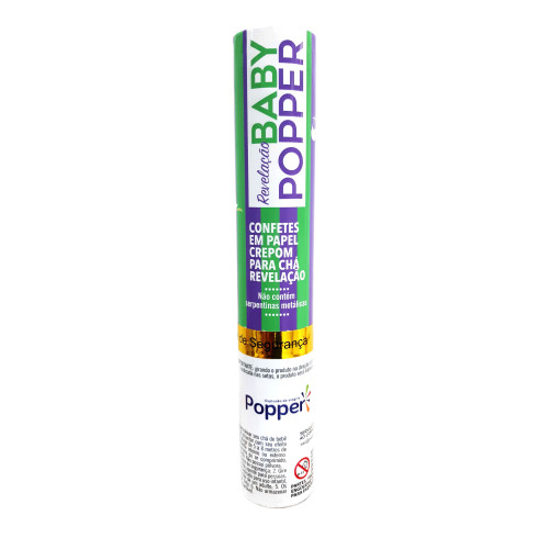Lança Confete Revelação Baby Roxo Popper