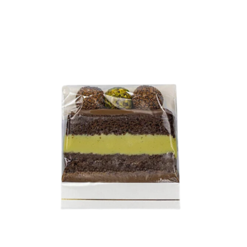 Slice Cake Branco com Linha Dourado com 5 unidades Sulformas